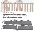 thumbnail image 4 of Parachoques De Riel Para Cama De Bebé, Tipo Dividido, Funda Protectora Para Bebés, Tela De Terciopelo De Burbujas, Parachoques Para Riel De Cama Para Bebé, Protector Suave, 4 of 7