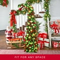thumbnail image 6 of 5Ft Prelit Bendable Christmas Tree,Top Decorated with Red Balls,Collapsible Xmas Tree with Lights, The Best Christmas Decorations Suitable for Home, Apartments, and Offices, 6 of 7