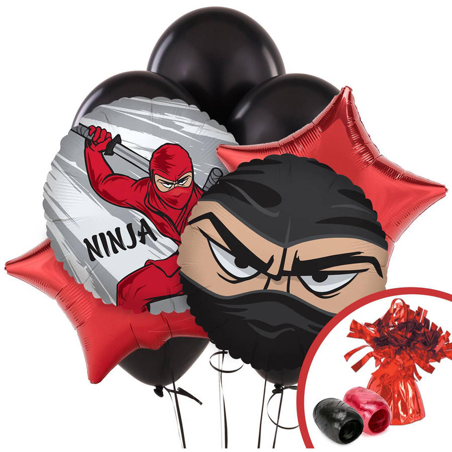Ninja Warrior Party Balloon Bouquet
