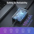 thumbnail image 2 of Chargeur Surface Pro 65 W pour Microsoft Surface Pro X/8/7+/7/6/5/4/3 [Version Améliorée] Bloc d'Alimentation Surface Book 3 2 1, 2 of 5