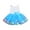 Blue, variant on toddler Party Skirt Baby Girls Bowknot Tutu Petals Tulle Dresses Baby Girls Flower Gown Outfits Children Cute Stylish Party Dresses Tulle Mesh Dress