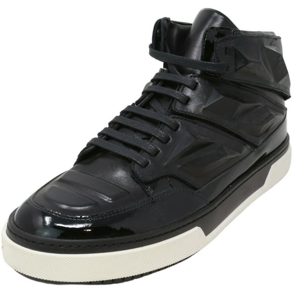Alejandro Ingelmo Espadrilles Montantes en Cuir Exotron pour Homme Chantal Nero - 11M