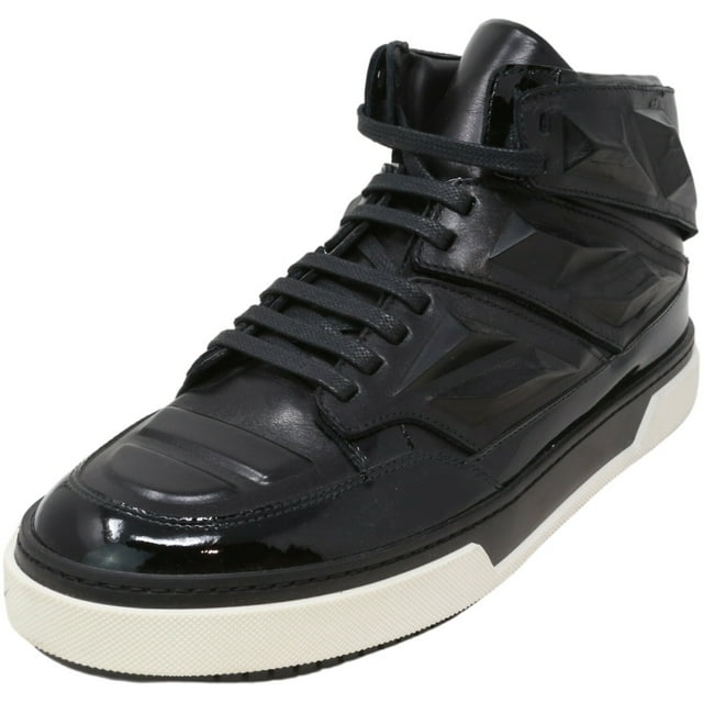 Alejandro Ingelmo Men's Exotron Leather High-Top Sneaker Chantal Nero - 9M