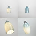 thumbnail image 5 of Kiven Instant Light Conversion Kit for 4/5/6inch Hole,Art Glass Farmhouse Lighting Recessed Can Light Conversion Kit to Pendant with E26 Screw-in Adapter for Kitchen Island Living Hallway TB3232-G, 5 of 7