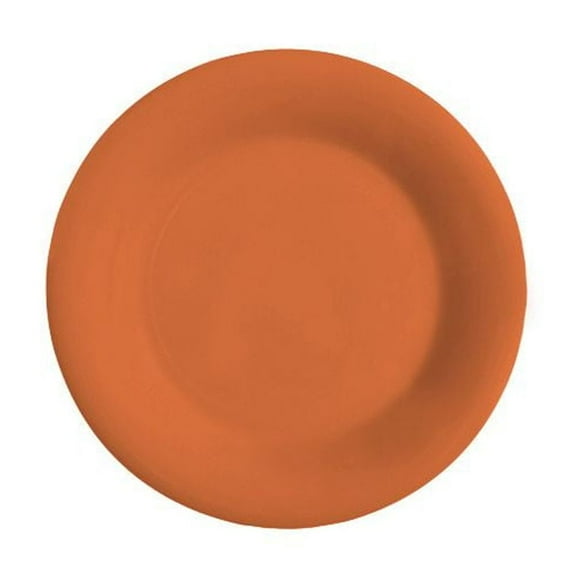 G.E.T. 7.5" Heavy-Duty Wide Rim Melamine Salad Plate (Set of 12)