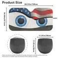 thumbnail image 4 of Yuyamidu Blue Ege Car Sunshades for Windshield Sun Shade American Flag Auto Front Window Sunshade for Car SUV Truck Van Accessories UV Protection Keep Your Vehicle Cool, 4 of 7