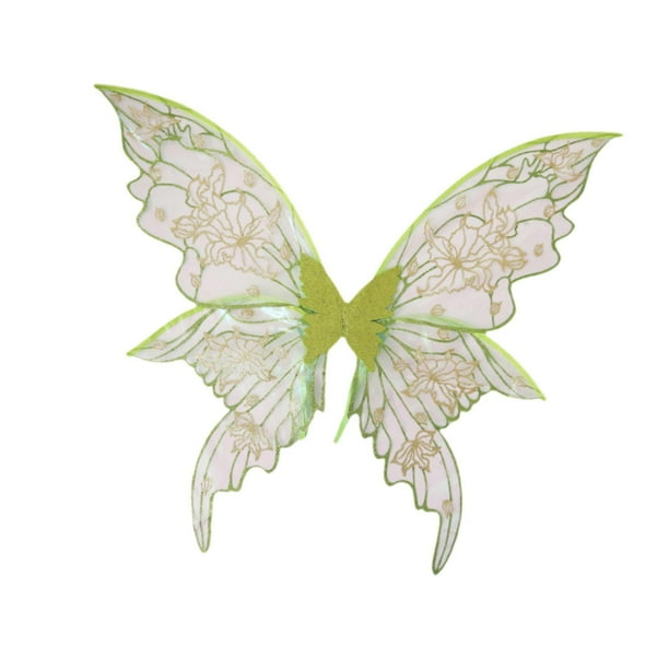 Alas de hada para mujer, estilo princesa, para cosplay, ideales como accesorios de fiesta. Verde