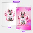 thumbnail image 2 of Faith Love Hope Australian Cattle Dog Breast Cancer Awareness Survivor 5x7in Folded Greeting Card Heeler Lover Gifts Single Note Card with Envelope - 02017, 2 of 5