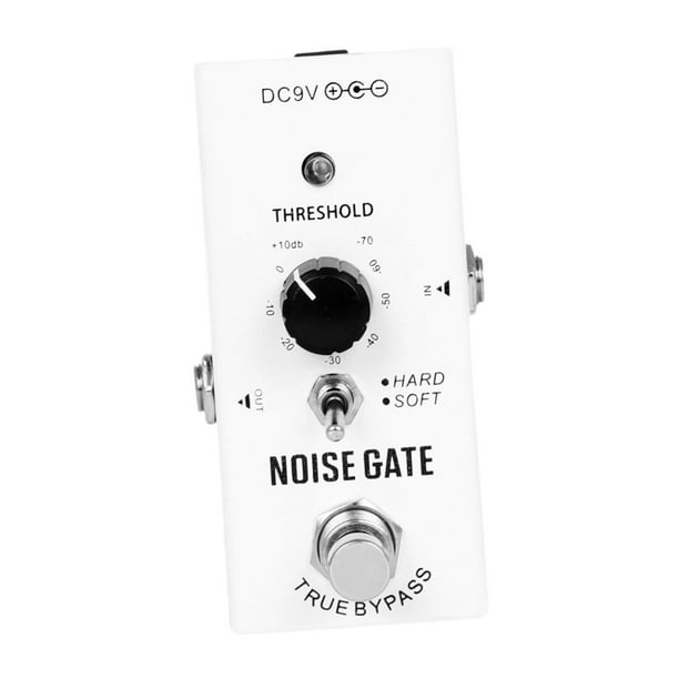 Pedales para matar ruidos, aleación de aluminio, piezas de guitarra, pedal con efecto de supresión de ruido, para piezas de guitarra eléctrica