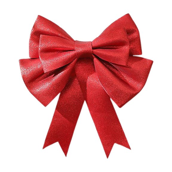 dajkiuy Red Christmas Bows Outdoor Decorations,19.68” Large Christmas Tree Topper Bow, Velvet Wreath Bow for Xmas Home Front Door Decor