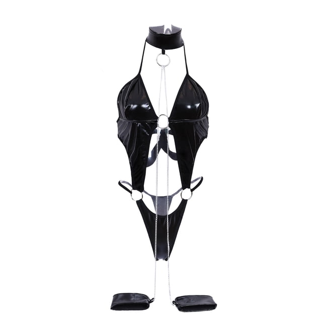 Lencería sexy para mujer Traje de charol sexy Ropa de pasión Uniforme Tentación Sexy Tallas grandes Fridja nalpqowj42765