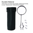 thumbnail image 4 of Toystoory Soporte cilíndrico para baquetas, contenedor para baquetas, bolsa de almacenamiento con abrazadera, tela Oxford, gran capacidad, ajustable para Accesorios para instrumentos musicales, 4 of 6