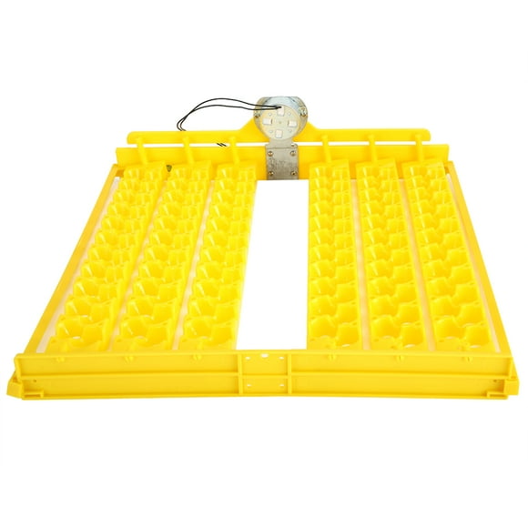 ZPSHYD Retourneur d'oeufs Automatique, incubateur d'oeufs Jaune 132pcs Oeufs Tourneur d'oeufs Automatique Plateau tournant pour incubateur d'oeufs Automatique Acces d'incubation(110V)