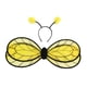 thumbnail image 1 of Conjunto de accesorios de cosplay de Halloween con alas de abeja y tirantes elásticos para disfraz de niños. amarillo, 1 of 9