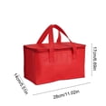 thumbnail image 3 of Insulated Food Delivery Bag with Zipper, Capacity Grocery Shopping/Catering/Pizza Cooler Bags,Cold/Hot Styrofoam Carrier for Picnics and Grocery Transport, 3 of 6