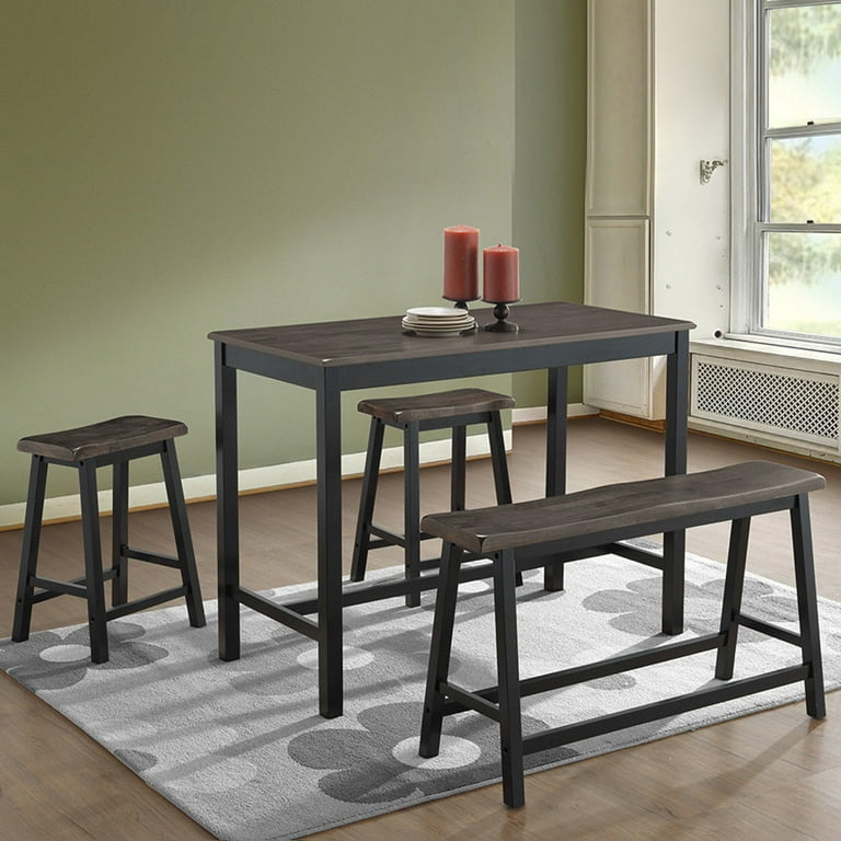 Solid wood online bar height table