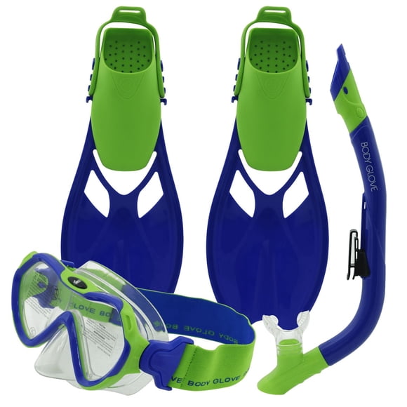 Body Glove Junior Grape Snorkel Set Youth Snorkel Set