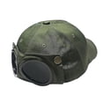 thumbnail image 3 of Sombrero de aviador Gafas de personalidad Gorra de béisbol Gafas de sol Gorra Traje Sombreros Unisex, 3 of 5