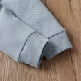 thumbnail image 6 of MHZLDYZ Newborn Fall Winter 2Pcs Outfits Baby Boy Girl Clothes Set Ribbed Outfits Unisex Infant Solid Color Long Sleeve Tops Pants Set (C,70), 6 of 6