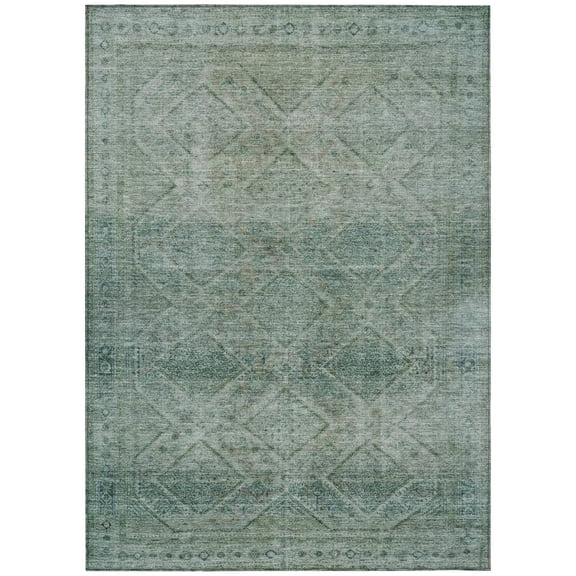 Dalyn Rugs Machine Washable Indoor/Outdoor Chantille ACN2060 Teal 2'6" x 3'10" Rug
