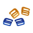 thumbnail image 1 of Hebillas de correa de 25 mm, hebillas deslizantes, gancho G para mochila, equipaje, cinturón, herrajes azul y áurea, 1 of 9