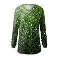 thumbnail image 2 of Gibobby Blusa Mujer Primavera y otoño pantalones cortos de manga corta Jacquard Plaid Ice Silk Loungewear Loungewear（Verde， XL), 2 of 4