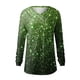 thumbnail image 2 of Gibobby Blusa Mujer Primavera y otoño pantalones cortos de manga corta Jacquard Plaid Ice Silk Loungewear Loungewear（Verde， M), 2 of 4