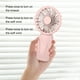 thumbnail image 5 of Mini ventilador Cateissary carga USB rosa, 5 of 6