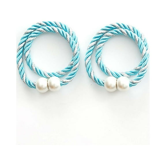 HBBKVI 16 Inch Magnetic Curtain Straps Set of 2 Two 16 Inch Magnetic Curtain Straps for Convenient Curtain Weaving and Fixing Ropes