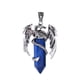 thumbnail image 5 of Collar con colgante de estilo antiguo de athleticsshop2018 para compromisos y cumpleaños. Azul oscuro, 5 of 8