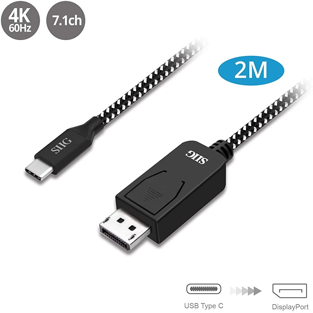 USB C to DP Cable 2M