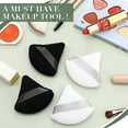 thumbnail image 4 of 4pcs Powder Puff Makeup Puff Triangle Powder Puff Soft Powder Sponge Reusable Triangle Sponges with Strap for Loose Powder Cosmetic Foundation Wet Dry Makeup, 4 of 10