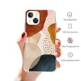 thumbnail image 2 of Blush Pink Colors Case Compatible with iPhone 14,Aesthetic Art Design TPU Bumper Cover Case, 2 of 6