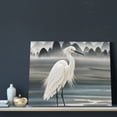 thumbnail image 4 of Canvas Decorative Picture Abstract Wall Art Canvas Paintings Home Decor 16 X 20 Ink Painting Of Egret For Living Room Bedroom Kitchen Office, 4 of 6
