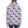 thumbnail image 6 of Naloa Dachshund Dog Teenage Zipper Hoodie, Long Sleeve Zip Up Hoodies Casual Jackets Tops for 7-12 Years-Small, 6 of 6
