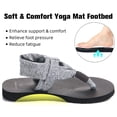 thumbnail image 2 of Needbo Women's Yoga Mat Flip Flops Comfortable Summer Casual Beach Sling Flat Sandals-Grey Size 14, 2 of 7