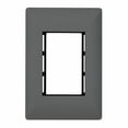 thumbnail image 1 of Placa 3 Módulos Lexan Gris Oscuro Mate Alpha, 1 of 3