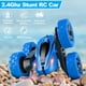 thumbnail image 2 of Coche de control remoto, RC Cars 2.4GHz Fast Stunt RC Car, 4WD Camiones RC giratorios de 360° de doble cara con faros, Off Road RC Crawler Toy Cars para niños Niños Niñas Zhivalor  CZWJ-XM22-1, 2 of 7