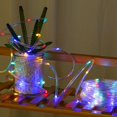 thumbnail image 1 of Lámpara de tubo de cobre solar LED para exteriores, luces de colores impermeables, luces decorativas para acampar, luz mágica de tubo de arcoíris, 1 of 6