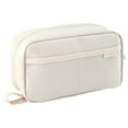 thumbnail image 2 of Meiiso White Solid Pencil Case, Simple Design, Cream White, for sch○○l, Pen Pouch Holder for sch○○l College Learners Teens Adult, 2 of 9