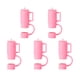thumbnail image 2 of 5 tapas para pajitas, a prueba de polvo, para vasos de 30 a 40 oz Rosa, 2 of 8