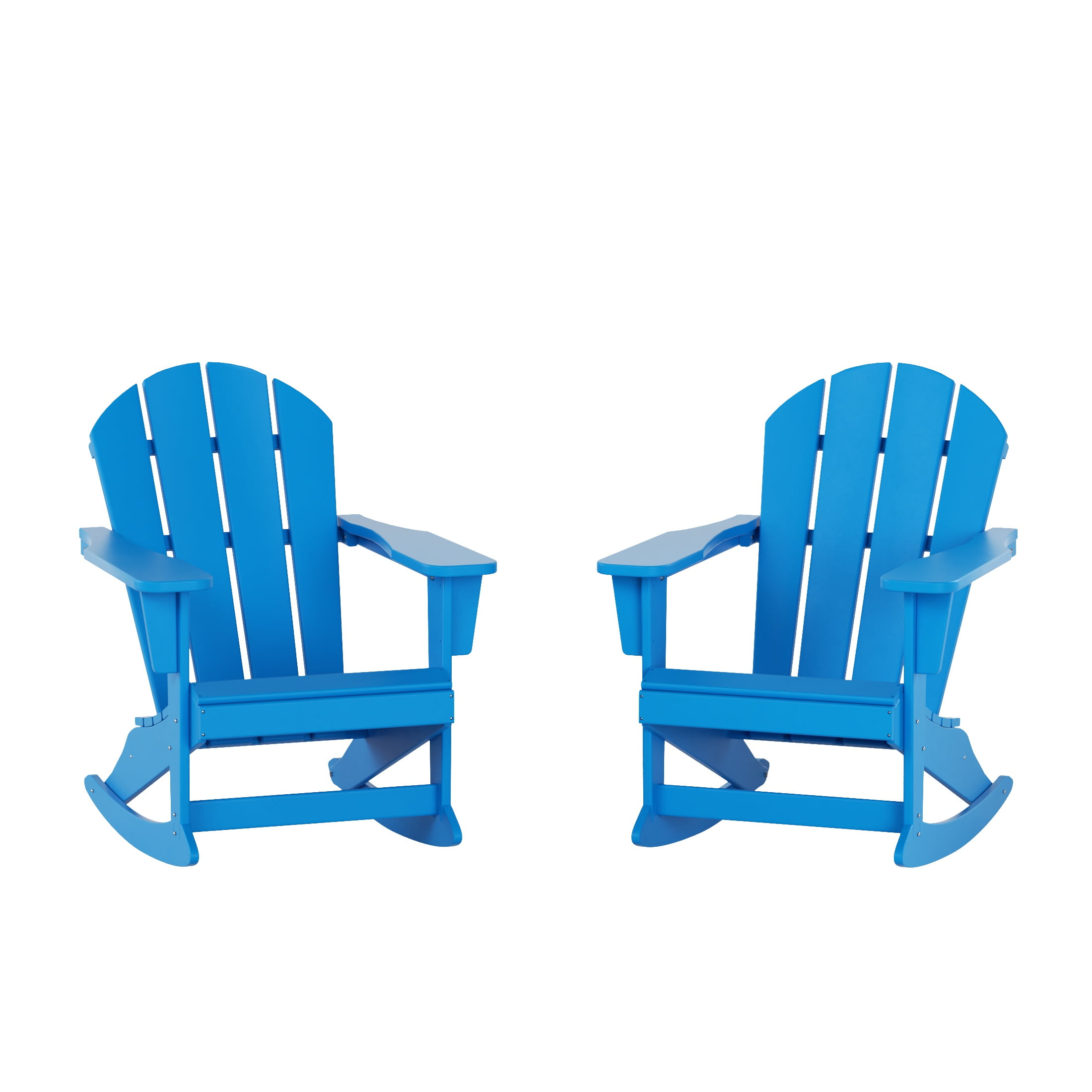 Westintrends Malibu Outdoor Rocking Chair Set of 2, All Weather