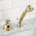 thumbnail image 4 of Kingston Brass KSK3351PLTR Transfer Valve Set For Roman Tub Filler, Polished Chrome, 4 of 7