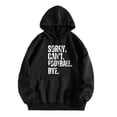 thumbnail image 3 of WEAIXIMIUNG Sweat à Capuche Zippé pour Femmes, Manches Longues, Imprimé Graphique, Léger, Pull de Football, 3 of 4