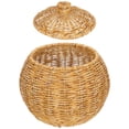 thumbnail image 1 of LEEYNEER Basket with Lid Wicker Baskets for Storage Office Large Capacity, 1 of 8