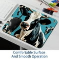 thumbnail image 6 of Cattle Printed Gaming Mousepad Desk Pad, Square 8.3x9.8 Inch Non-Slip Rubber Bottom Mouse Mat for Office and Gaming, 6 of 6