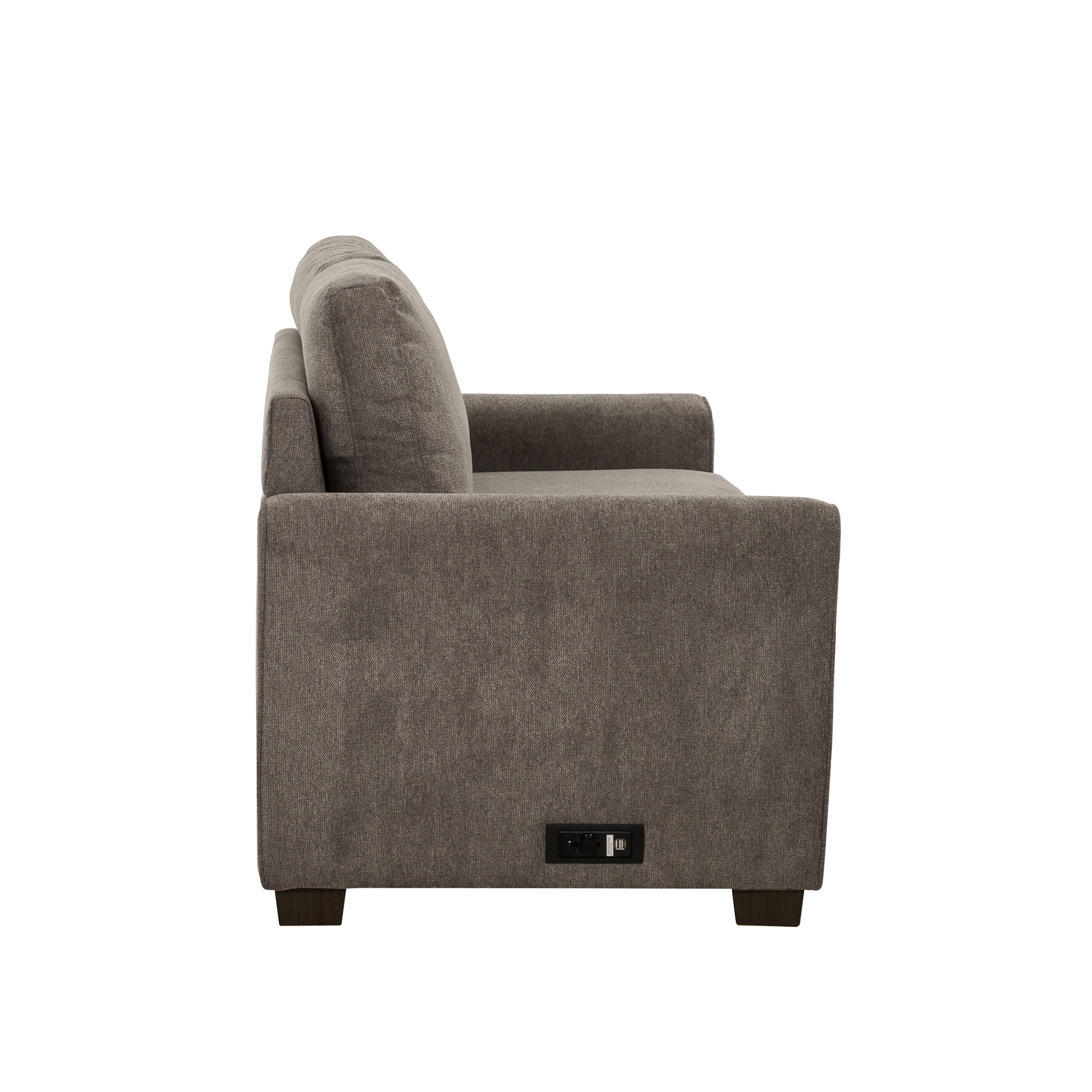 Primo Mclaine Convertible Queen Sleeper Sofa–75-inch Sofa Bed with USB Charging Ports, Transitional Design, Space-Saving for Living Room or Guest Room