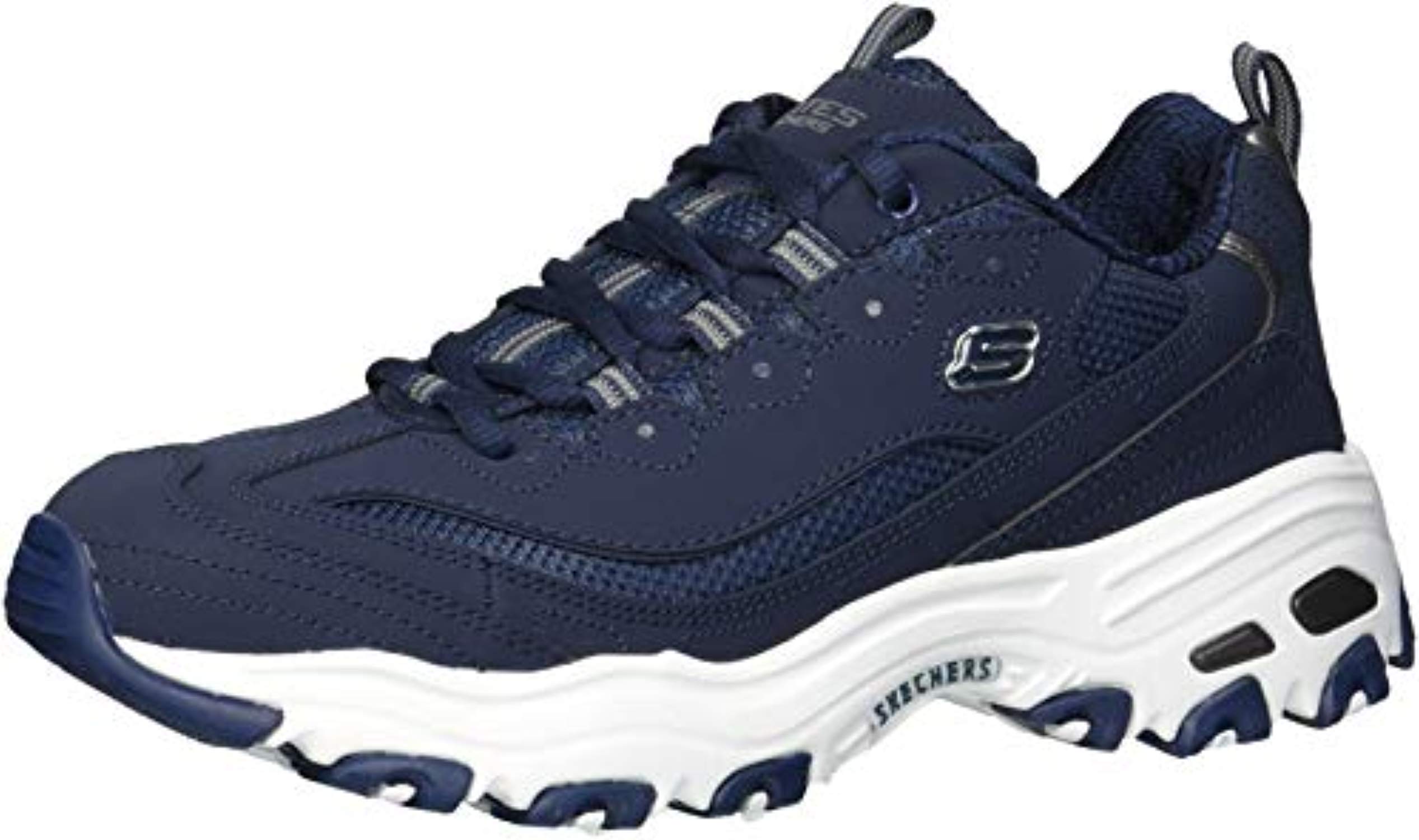 Skechers - Skechers Men's D'Lites Sneaker, Navy, 8.5 2E US - Walmart