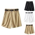 thumbnail image 2 of Umfun Women's High Waist Shorts Wide Leg Office Work Dressy Casual Shorts, 2 of 9