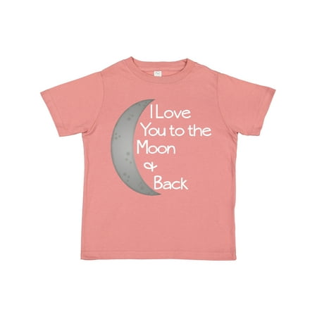 

Inktastic I Love You to the Moon & Back. Gift Toddler Boy or Toddler Girl T-Shirt